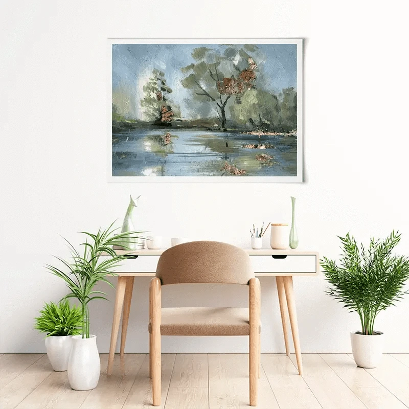 River Landscape Art Print River Landscape Art Print wall art product Svetlana Aleynikova