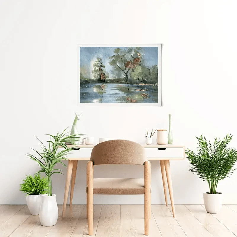 River Landscape Art Print River Landscape Art Print wall art product Svetlana Aleynikova