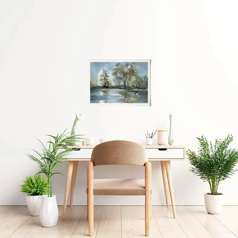 River Landscape Art Print River Landscape Art Print wall art product Svetlana Aleynikova