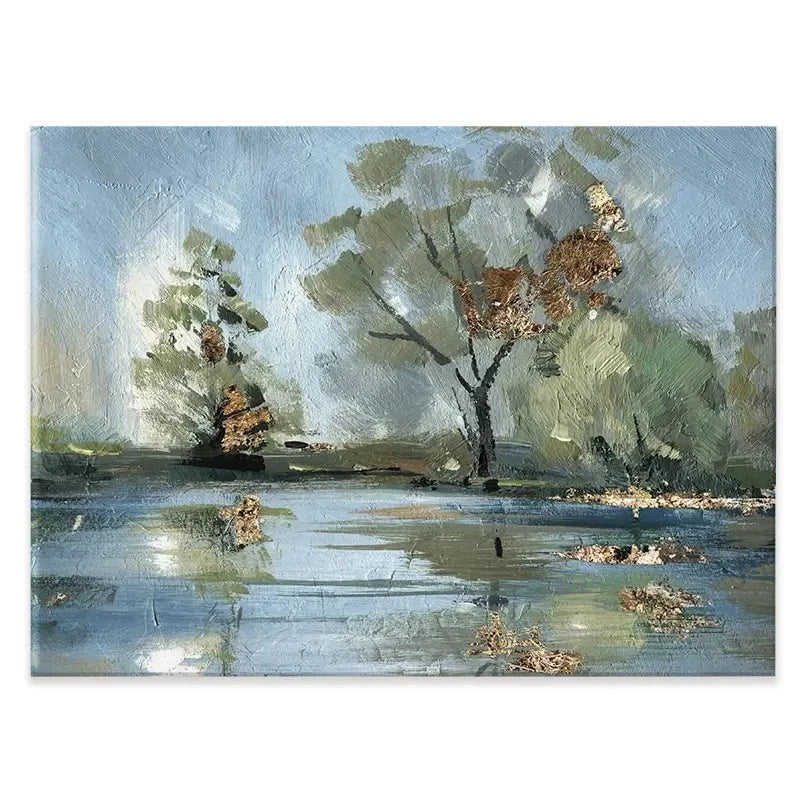 River Landscape Canvas Print River Landscape Canvas Print wall art product Svetlana Aleynikova