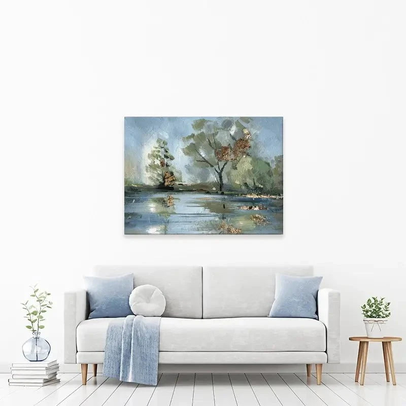 River Landscape Canvas Print River Landscape Canvas Print wall art product Svetlana Aleynikova