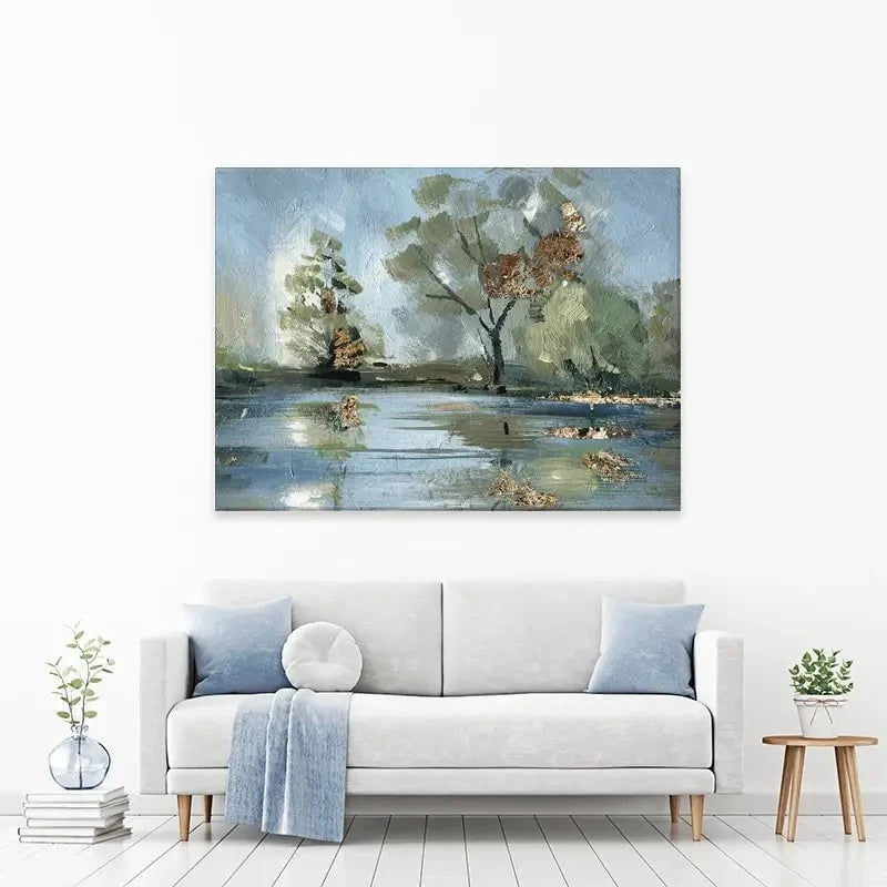 River Landscape Canvas Print River Landscape Canvas Print wall art product Svetlana Aleynikova