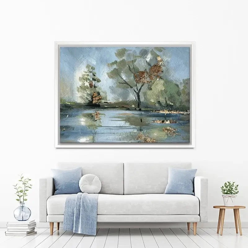 River Landscape Canvas Print River Landscape Canvas Print wall art product Svetlana Aleynikova