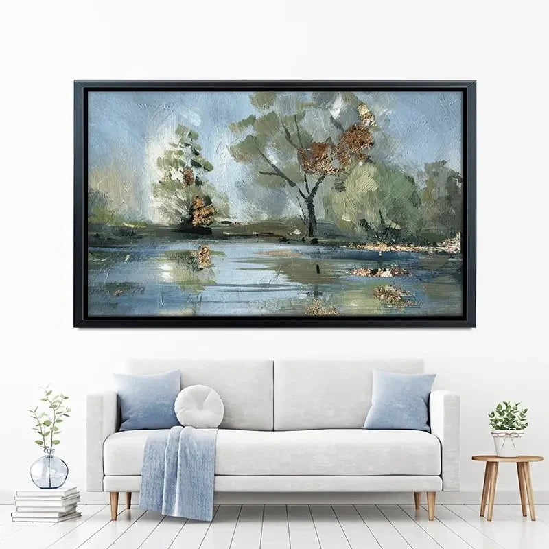 River Landscape Canvas Print River Landscape Canvas Print wall art product Svetlana Aleynikova