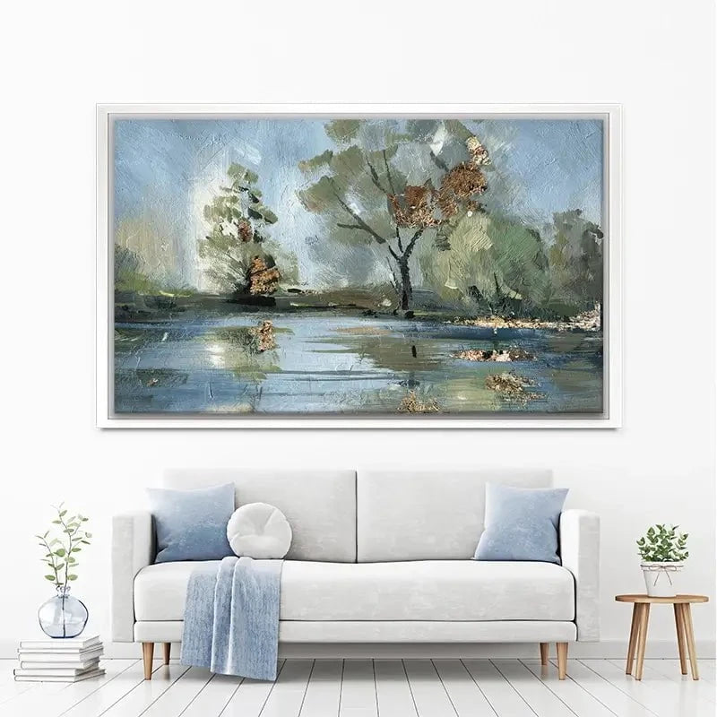 River Landscape Canvas Print River Landscape Canvas Print wall art product Svetlana Aleynikova