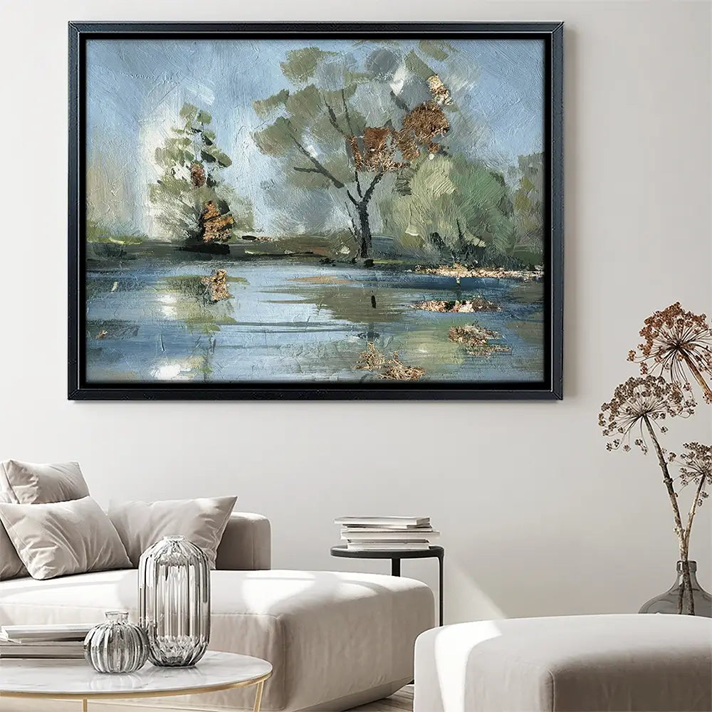 River Landscape Canvas Print River Landscape Canvas Print wall art product Svetlana Aleynikova