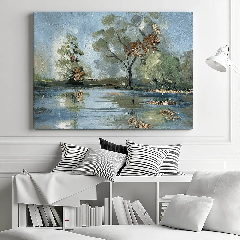 River Landscape Canvas Print River Landscape Canvas Print wall art product Svetlana Aleynikova