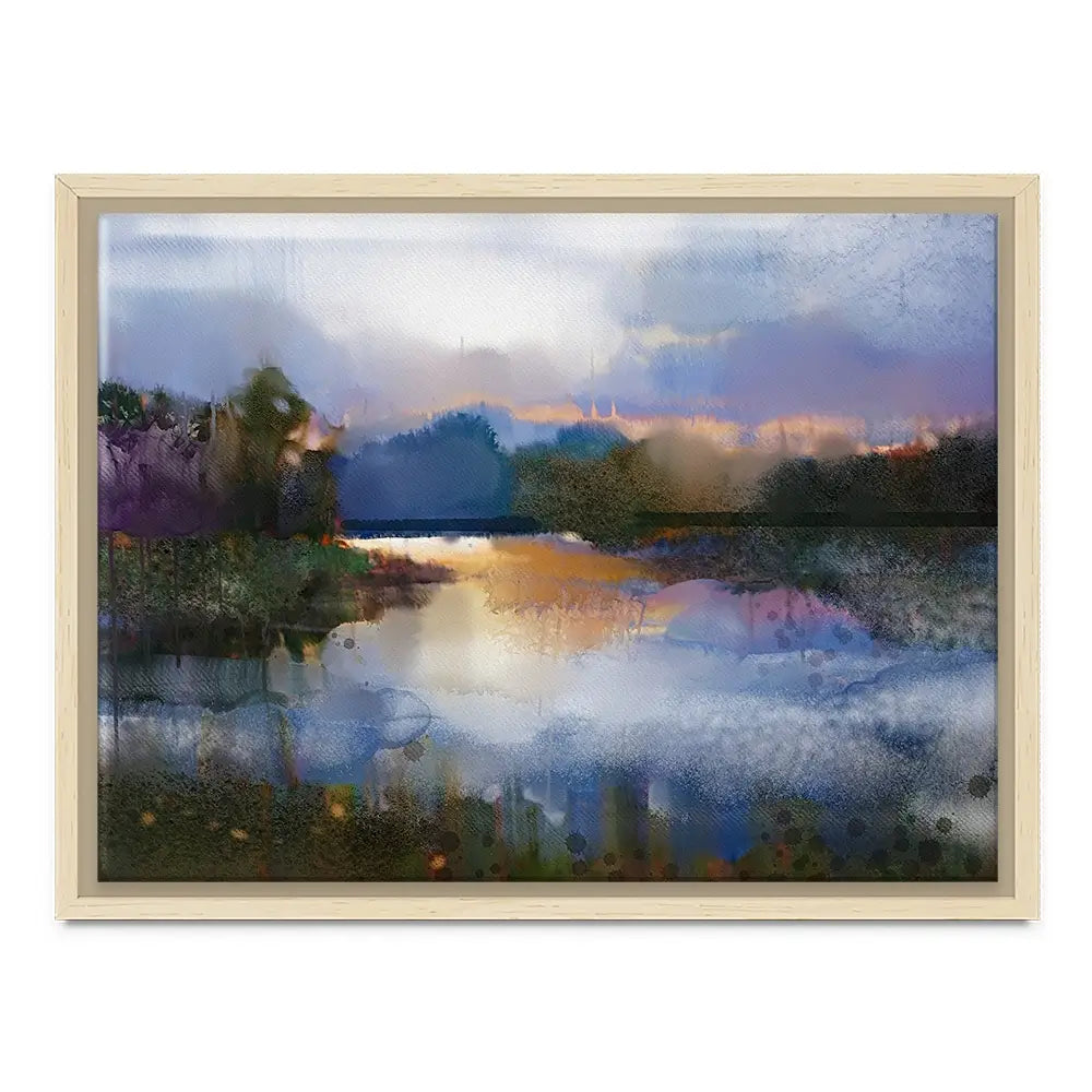 River View Scene Canvas Print River View Scene Canvas Print wall art product Art Print Shop