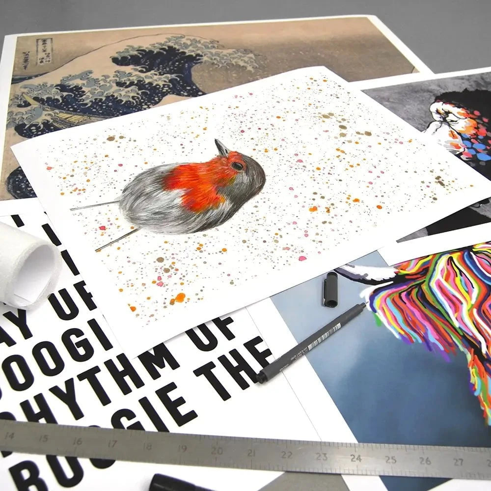 Robin Art Print Robin Art Print wall art product Emma LC Art