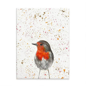 Robin Canvas Print Robin Canvas Print wall art product Emma LC Art