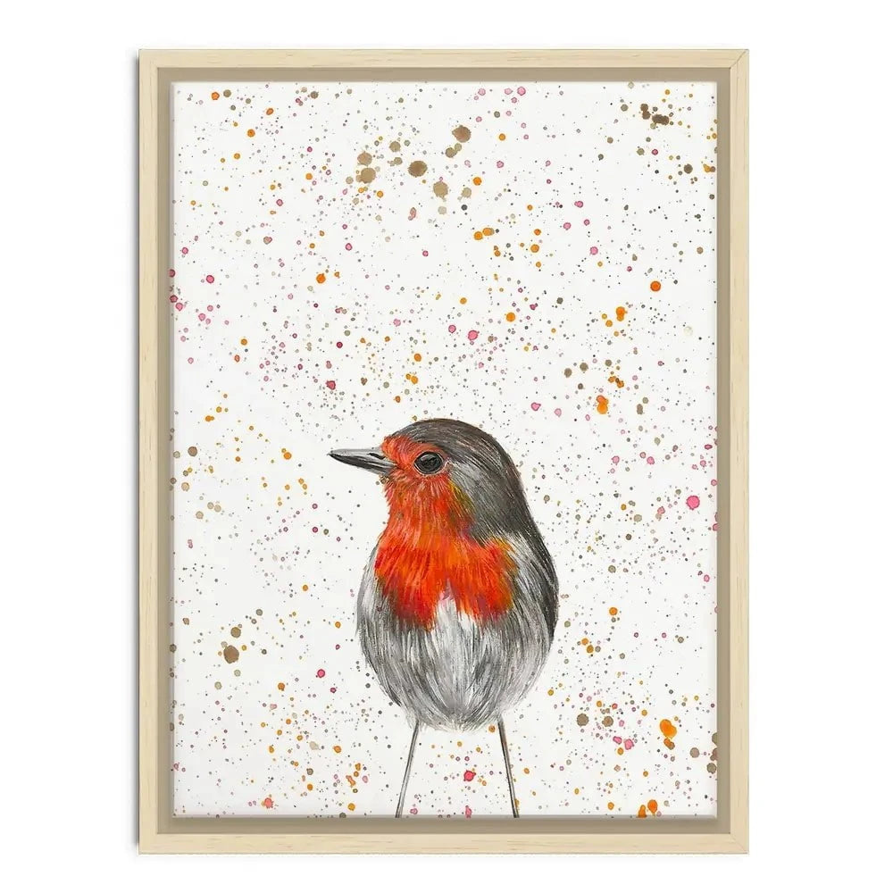 Robin Canvas Print Robin Canvas Print wall art product Emma LC Art