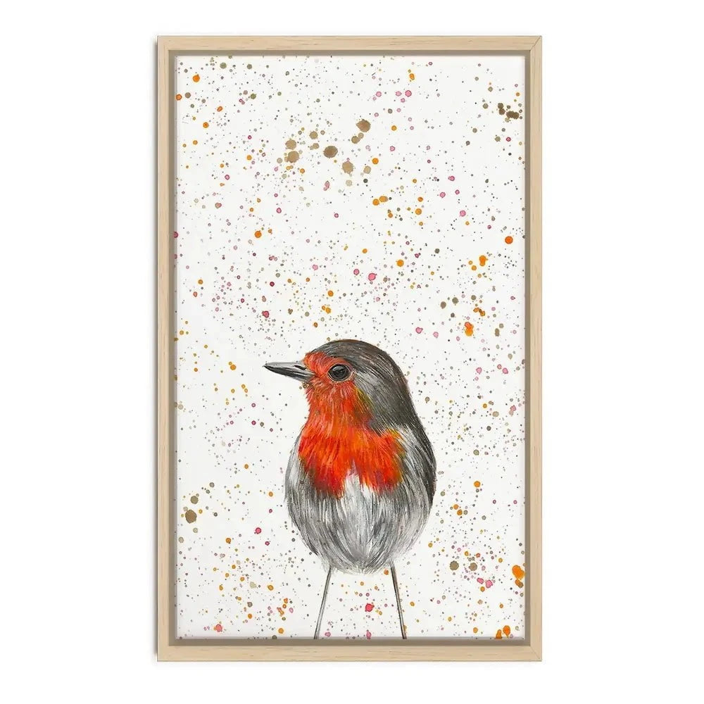Robin Canvas Print Robin Canvas Print wall art product Emma LC Art