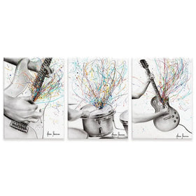 Rock And Roll Trio Canvas Print Rock And Roll Trio Canvas Print wall art product Ashvin Harrison