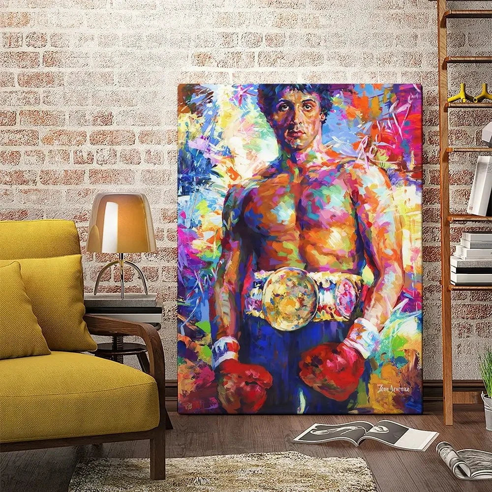 Rocky Canvas Print Rocky Canvas Print wall art product Leon Devenice