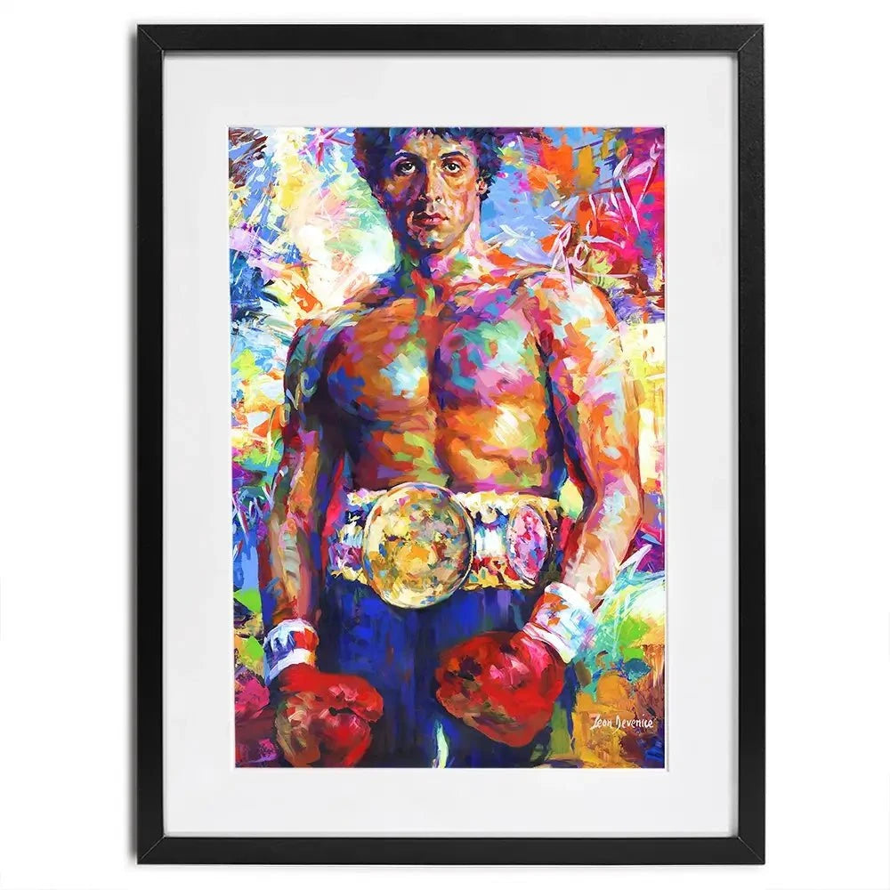 Rocky Framed Art Print Rocky Framed Art Print wall art product Leon Devenice