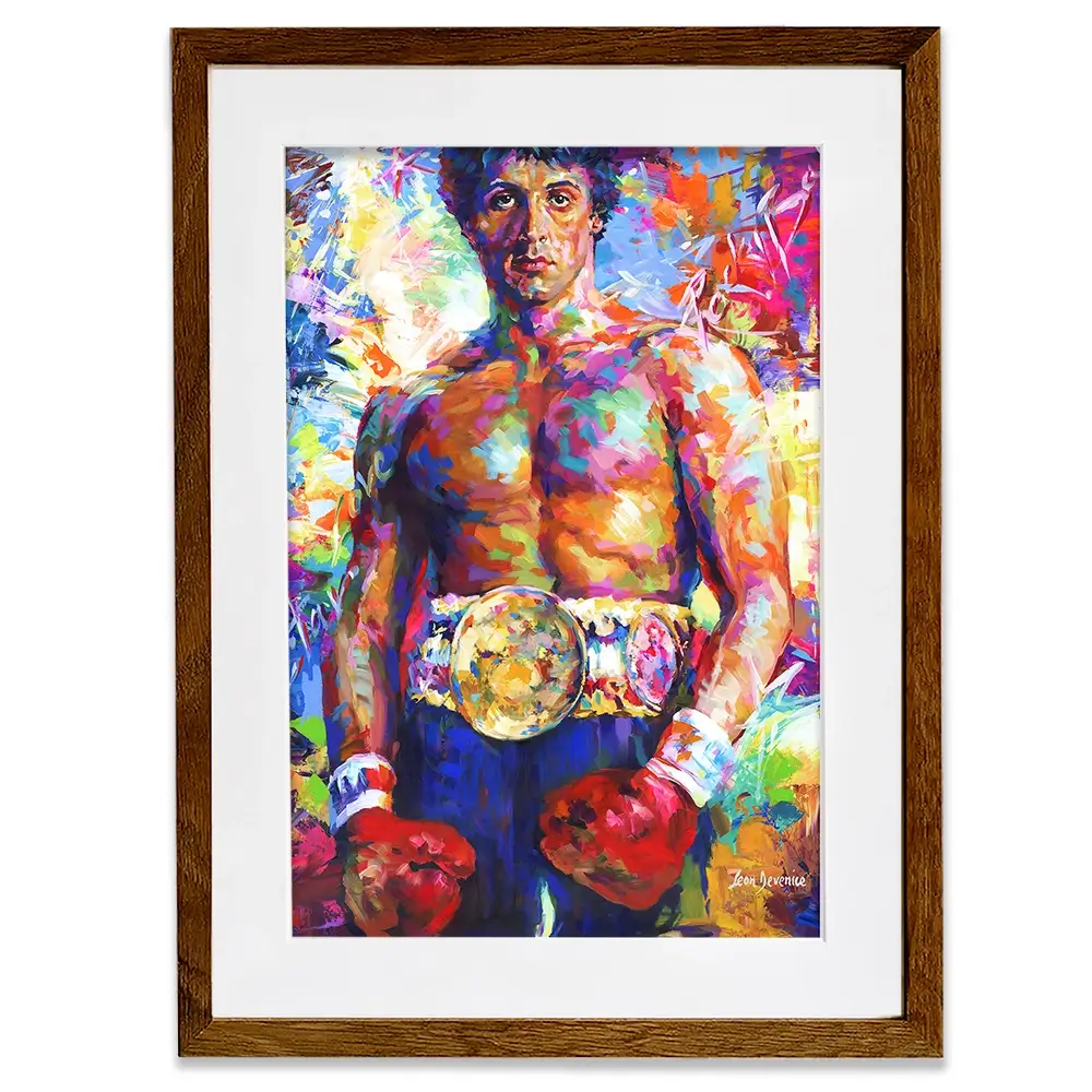 Rocky Framed Art Print Rocky Framed Art Print wall art product Leon Devenice