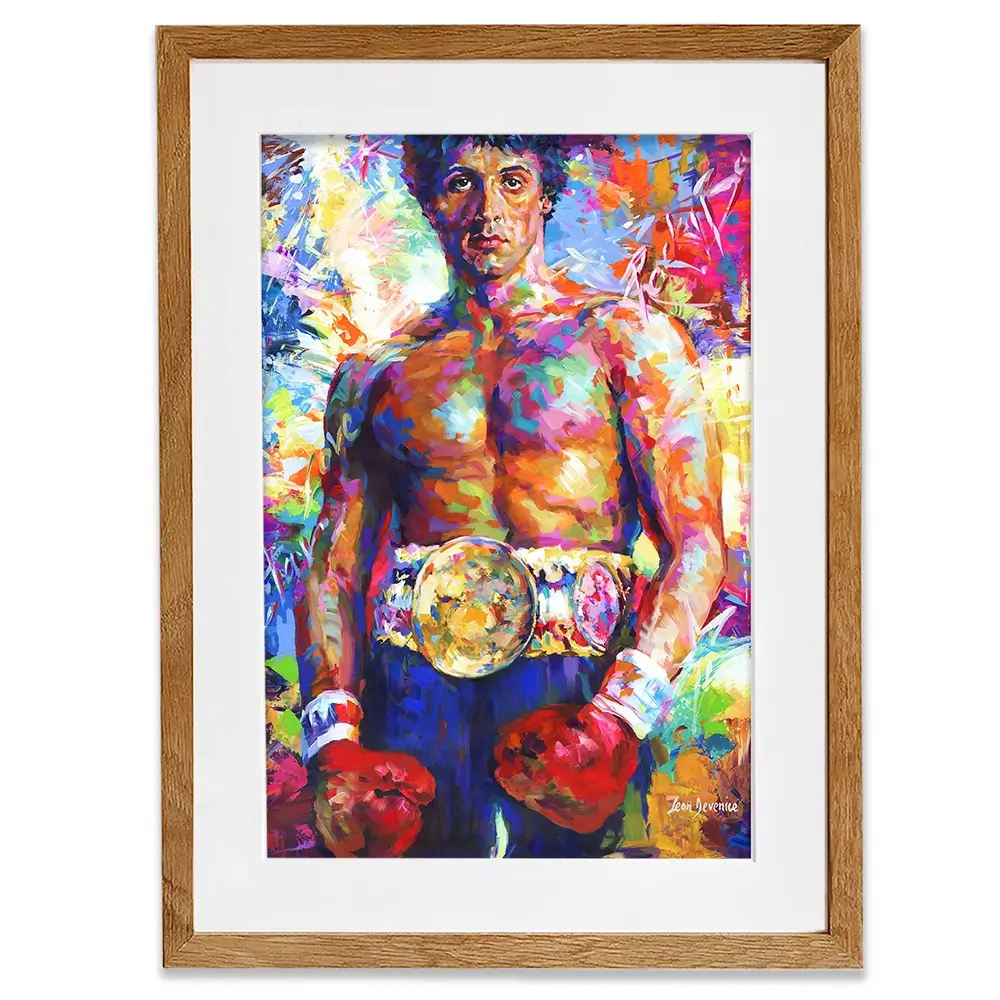 Rocky Framed Art Print Rocky Framed Art Print wall art product Leon Devenice