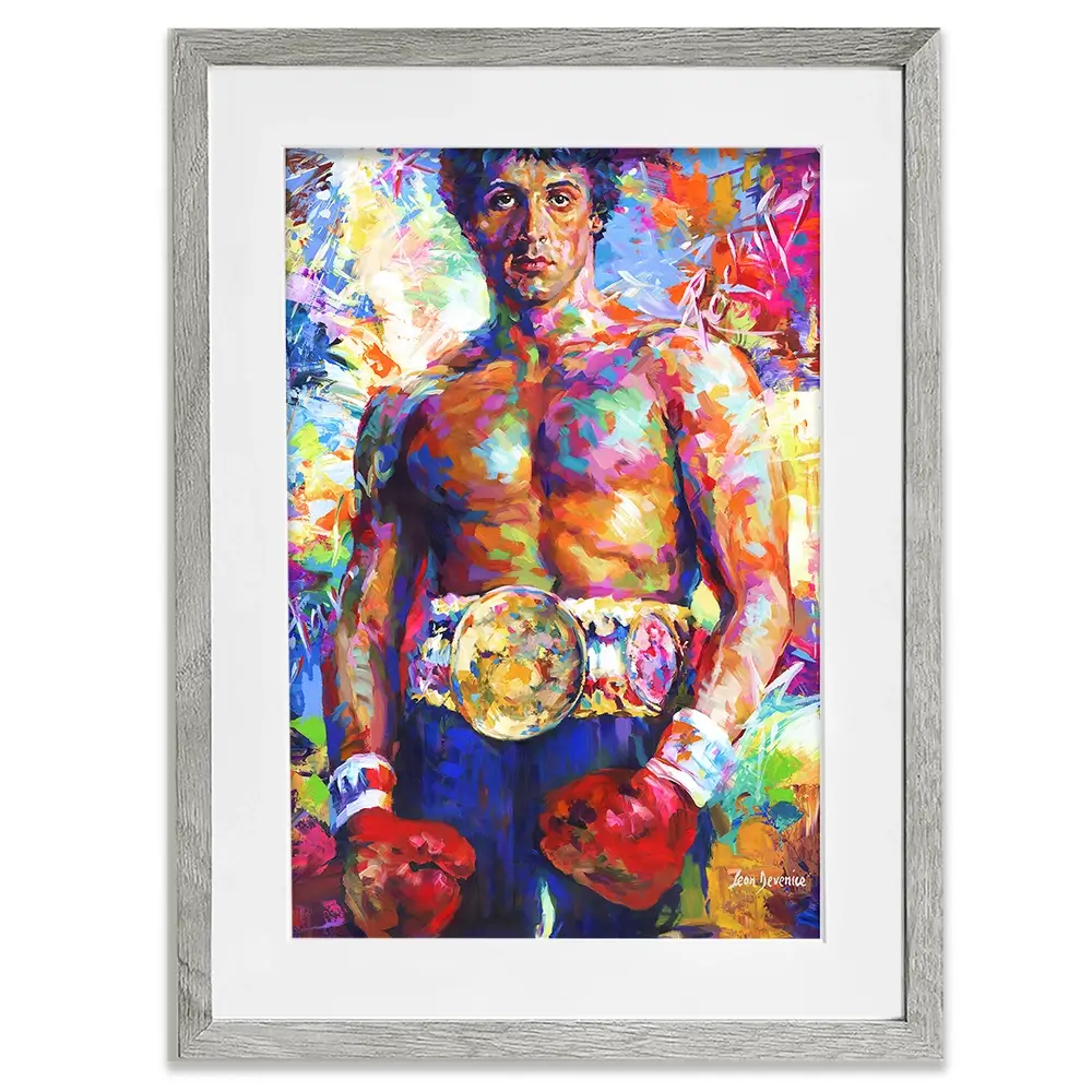 Rocky Framed Art Print Rocky Framed Art Print wall art product Leon Devenice