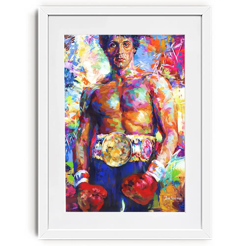 Rocky Framed Art Print Rocky Framed Art Print wall art product Leon Devenice