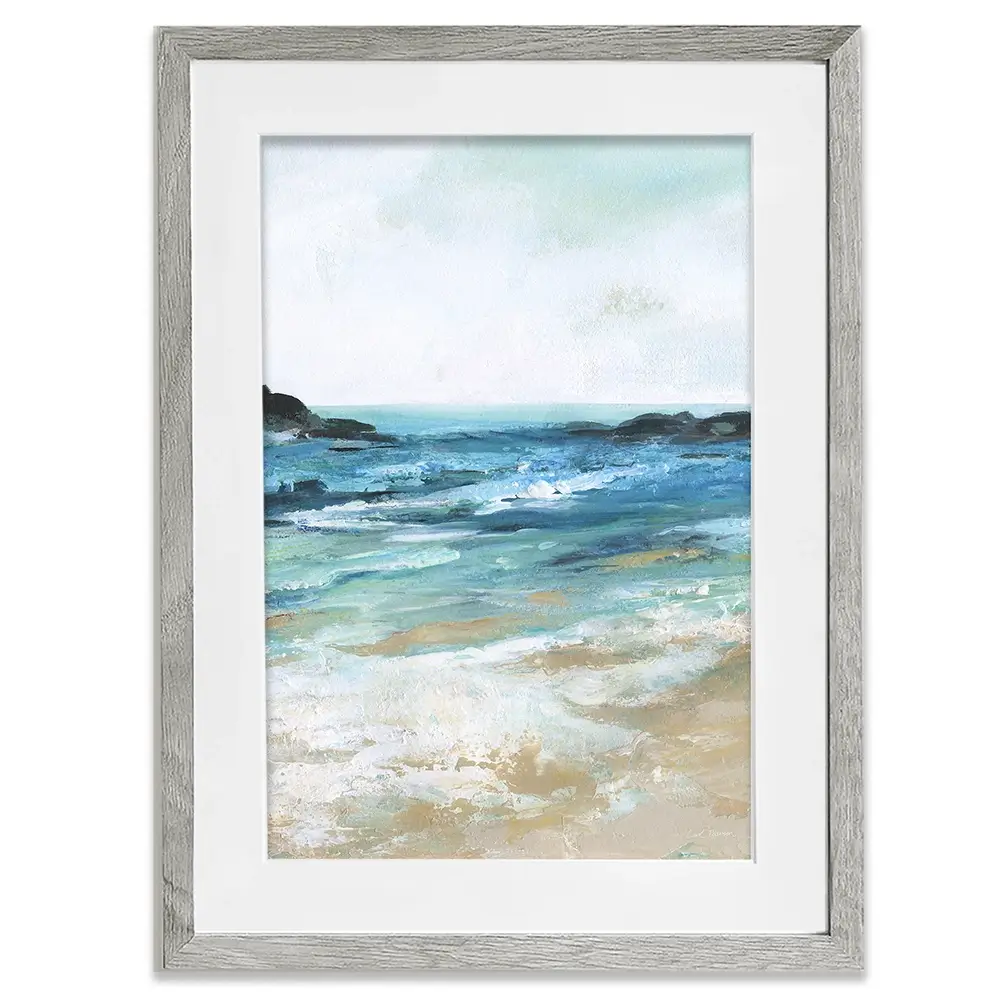 Rocky Inlet Beach Framed Art Print Rocky Inlet Beach Framed Art Print wall art product Carol Robinson
