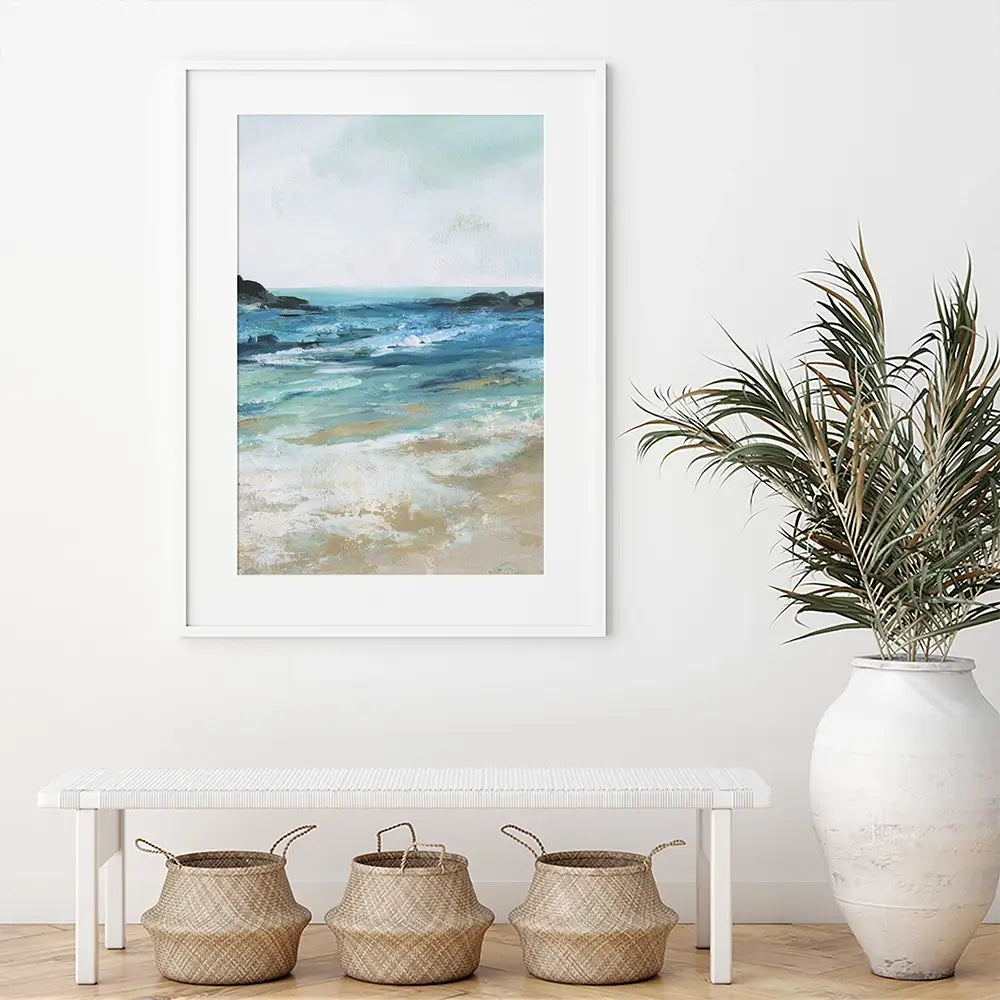 Rocky Inlet Beach Framed Art Print Rocky Inlet Beach Framed Art Print wall art product Carol Robinson