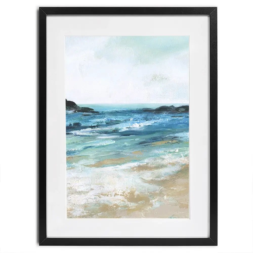Rocky Inlet Beach Framed Art Print Rocky Inlet Beach Framed Art Print wall art product Carol Robinson