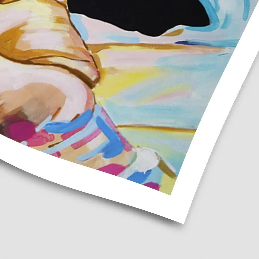 Roger Moore Art Print Roger Moore Art Print wall art product Juliet Stockton