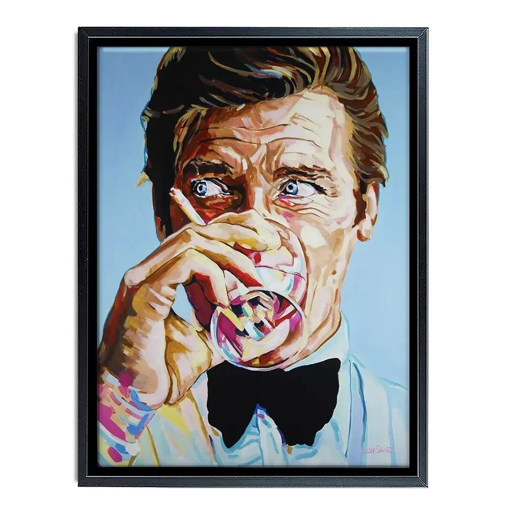 Roger Moore Canvas Print Roger Moore Canvas Print wall art product Juliet Stockton
