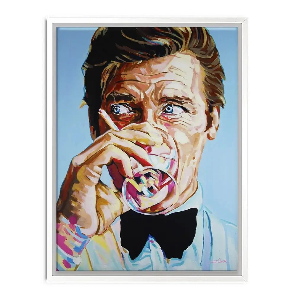 Roger Moore Canvas Print Roger Moore Canvas Print wall art product Juliet Stockton