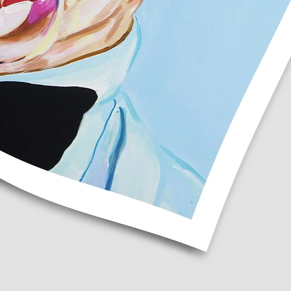 Roger Moore Square Art Print Roger Moore Square Art Print wall art product Juliet Stockton