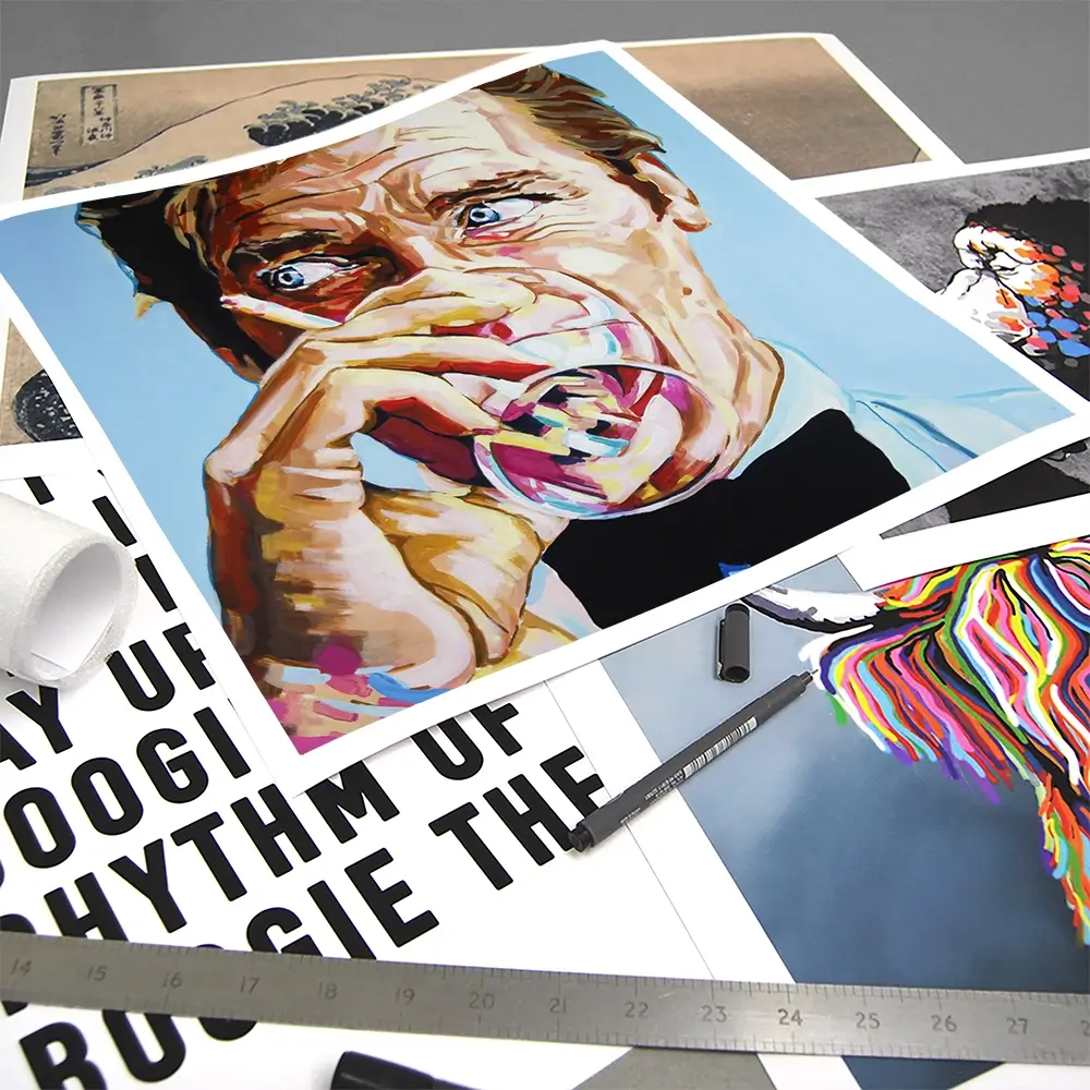 Roger Moore Square Art Print Roger Moore Square Art Print wall art product Juliet Stockton