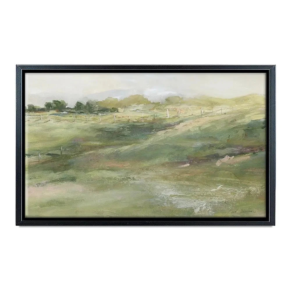 Rolling Fenceline Canvas Print Rolling Fenceline Canvas Print wall art product Carol Robinson