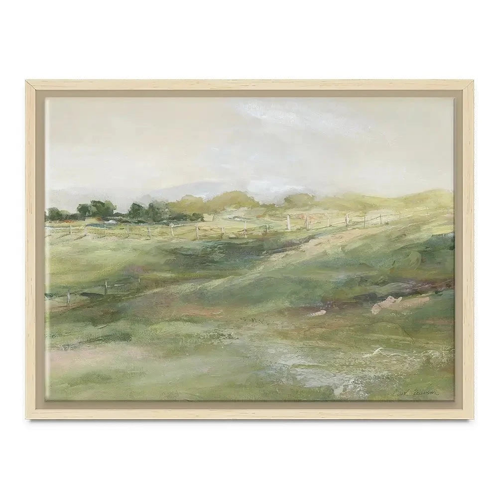 Rolling Fenceline Canvas Print Rolling Fenceline Canvas Print wall art product Carol Robinson