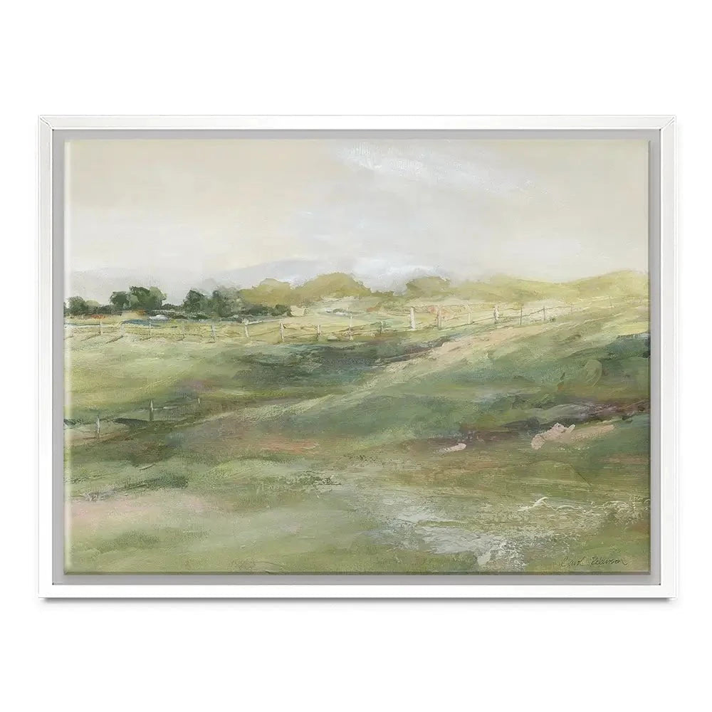 Rolling Fenceline Canvas Print Rolling Fenceline Canvas Print wall art product Carol Robinson