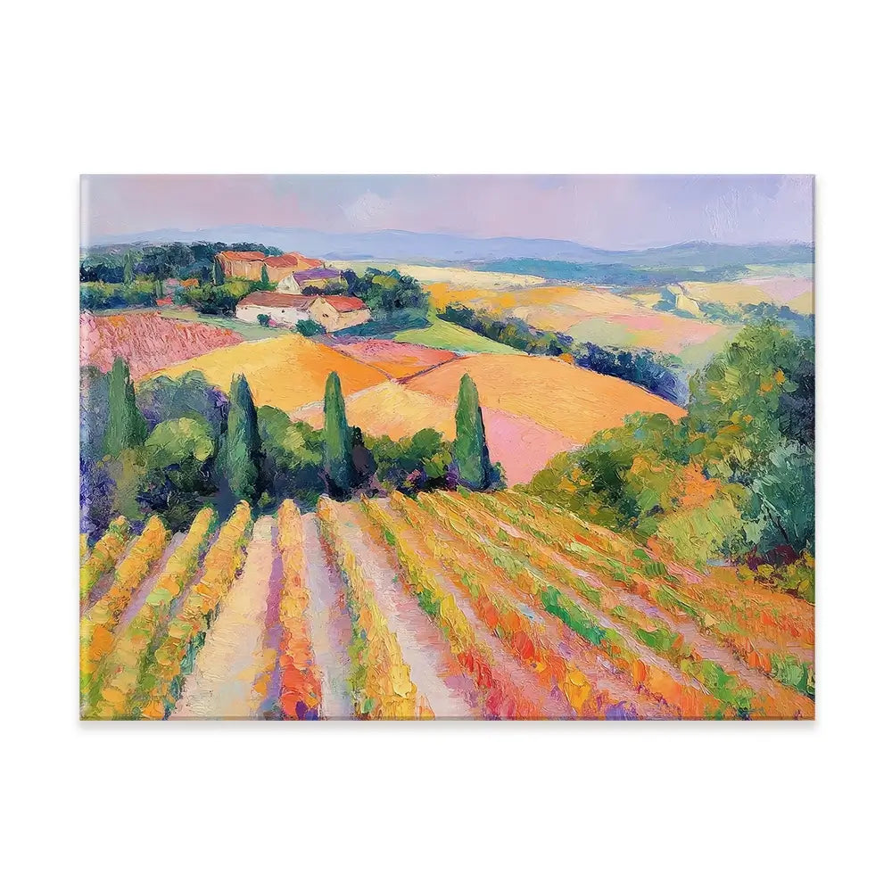 Rolling Vineyards Canvas Print Rolling Vineyards Canvas Print wall art product Tanya Ocean