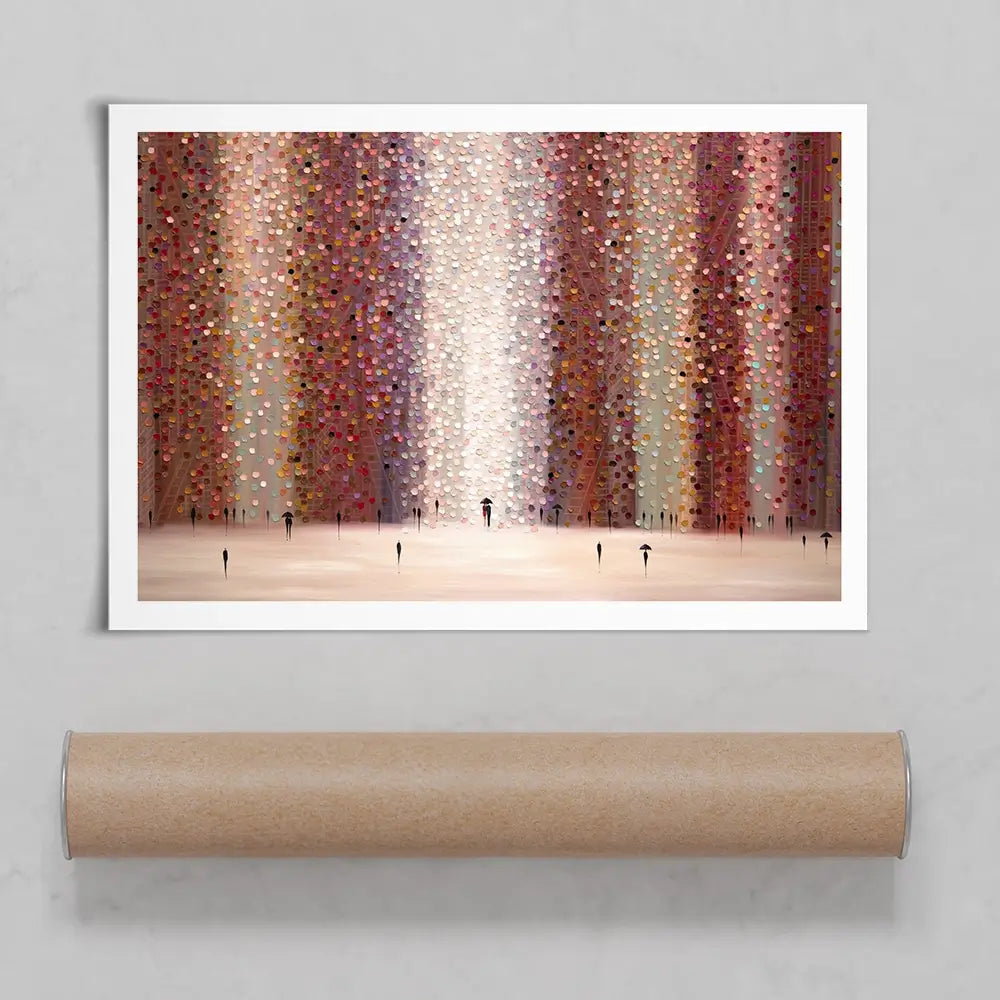 Romance And Rain Art Print Romance And Rain Art Print wall art product Ekaterina Ermilkina