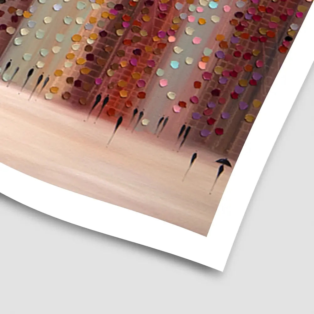 Romance And Rain Art Print Romance And Rain Art Print wall art product Ekaterina Ermilkina