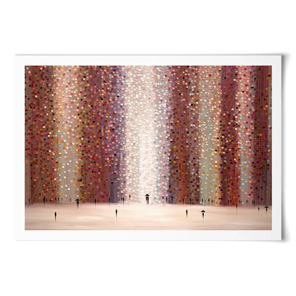 Romance And Rain Art Print Romance And Rain Art Print wall art product Ekaterina Ermilkina