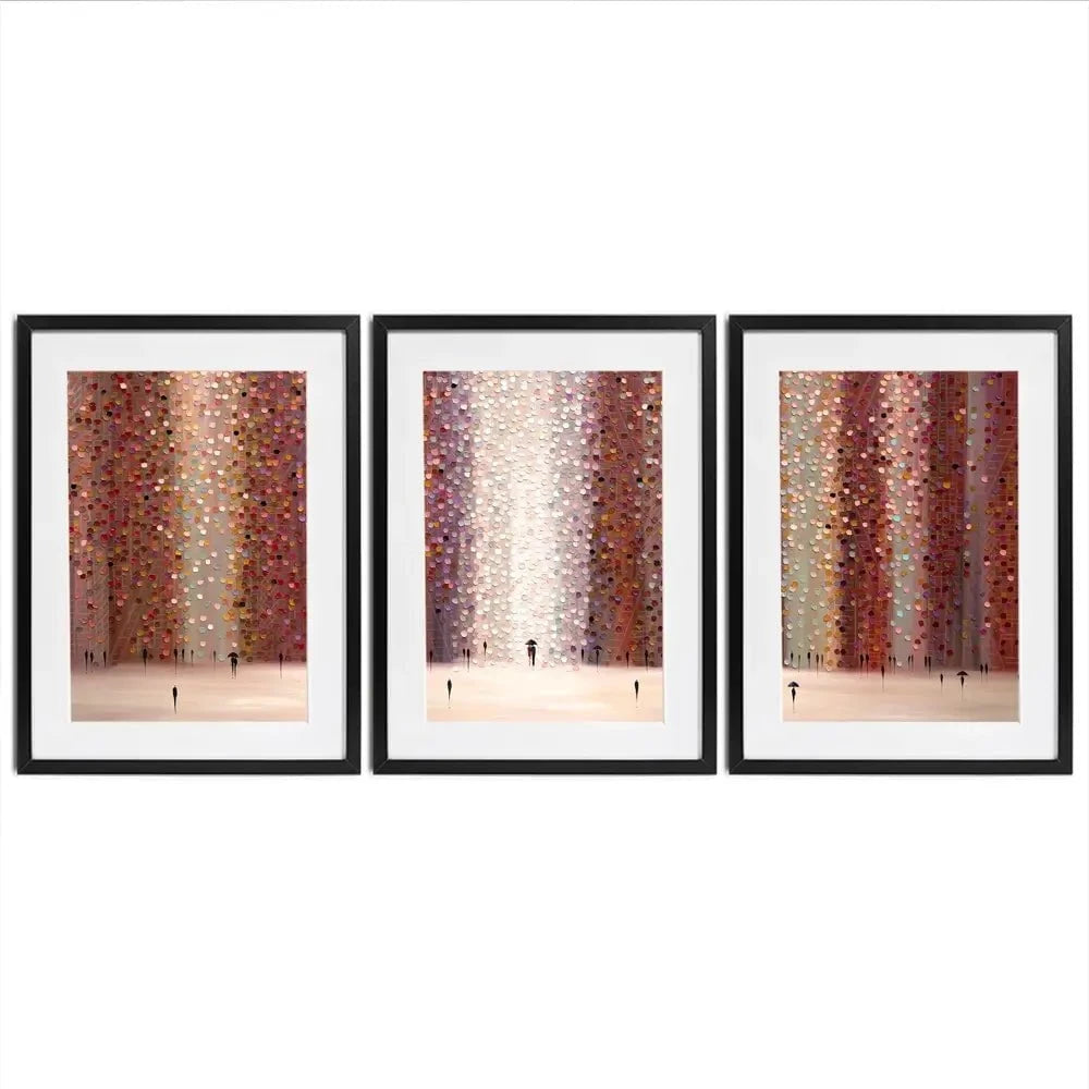 Romance And Rain Framed Art Print Trio Romance And Rain Framed Art Print Trio wall art product Ekaterina Ermilkina