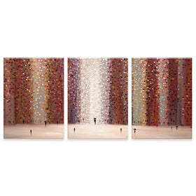Romance And Rain Trio Canvas Print Romance And Rain Trio Canvas Print | Triptych Artwork wall art product Ekaterina Ermilkina