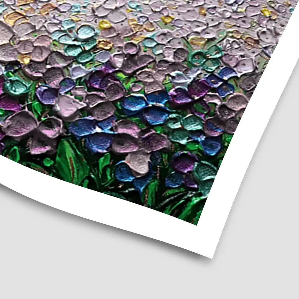 Romance In Purple Art Print Romance In Purple Art Print wall art product Nada Khatib