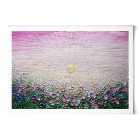 Romance In Purple Art Print Romance In Purple Art Print wall art product Nada Khatib