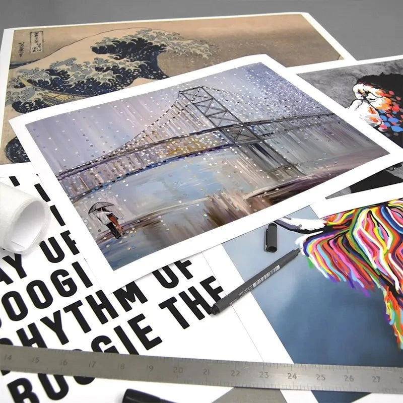 Romantic Rainy Date Art Print Romantic Rainy Date Art Print wall art product Ekaterina Ermilkina