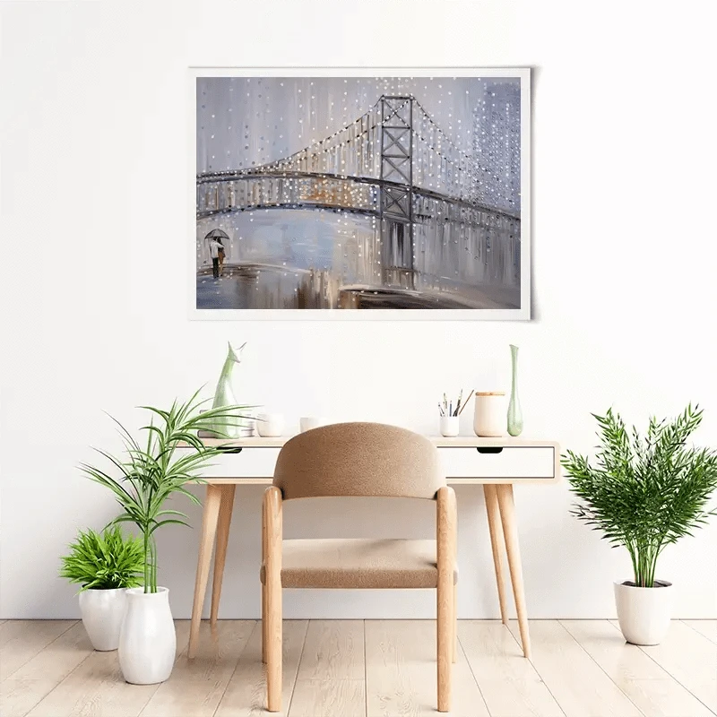 Romantic Rainy Date Art Print Romantic Rainy Date Art Print wall art product Ekaterina Ermilkina