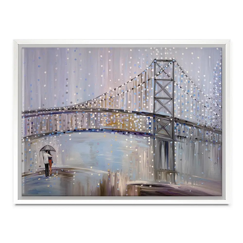 Romantic Rainy Date Canvas Print Romantic Rainy Date Canvas Print wall art product Ekaterina Ermilkina