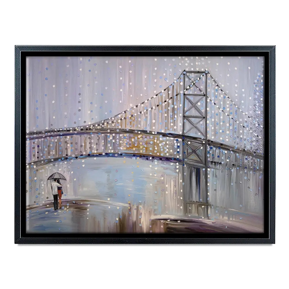 Romantic Rainy Date Canvas Print Romantic Rainy Date Canvas Print wall art product Ekaterina Ermilkina