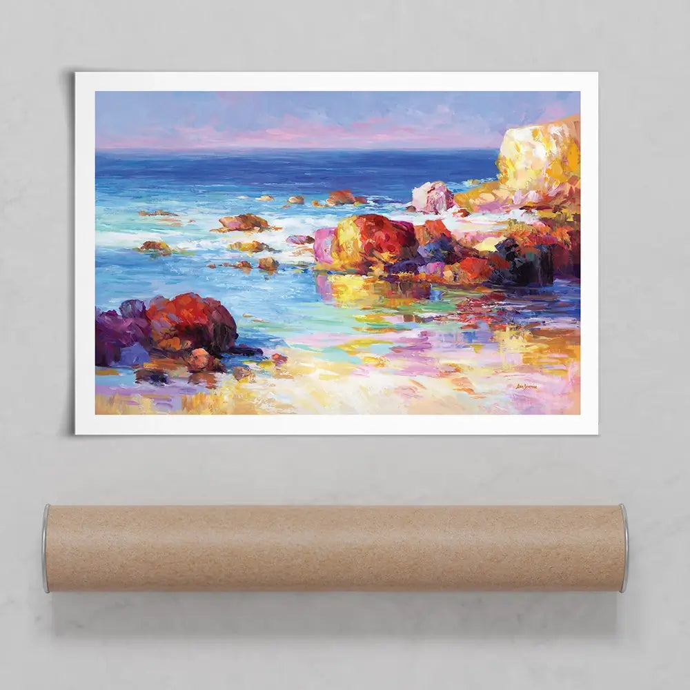 Romantic Seascape Impressions Art Print Romantic Seascape Impressions Art Print wall art product Leon Devenice