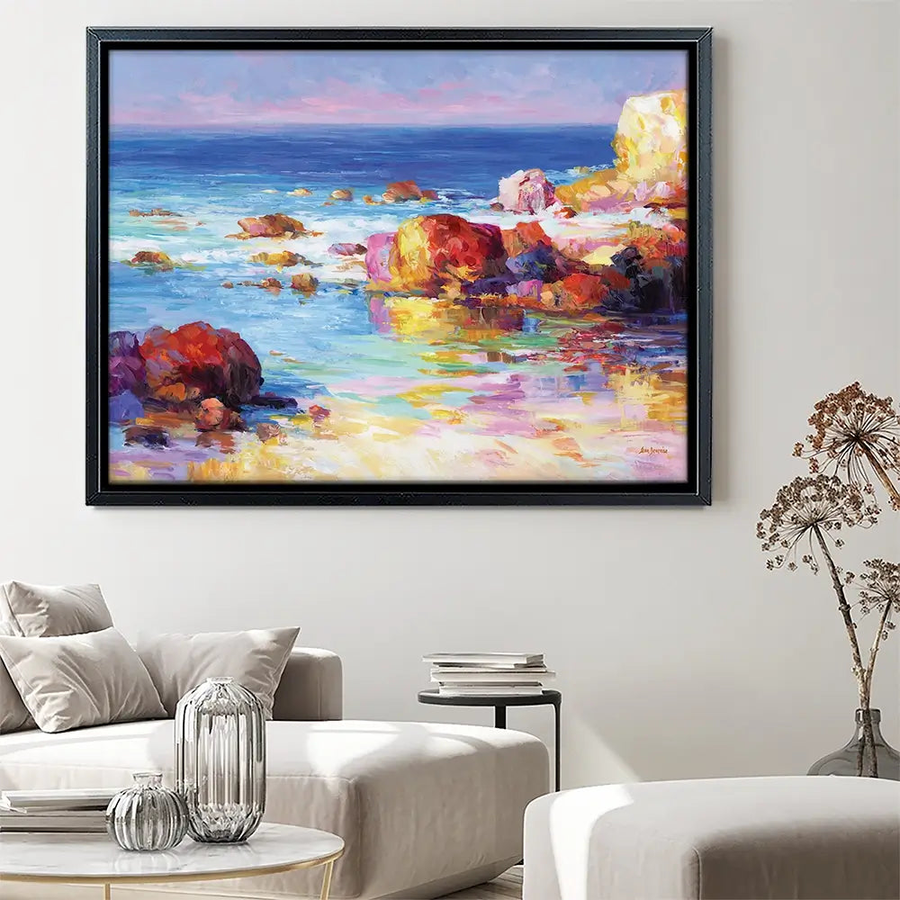 Romantic Seascape Impressions Canvas Print Romantic Seascape Impressions Canvas Print wall art product Leon Devenice