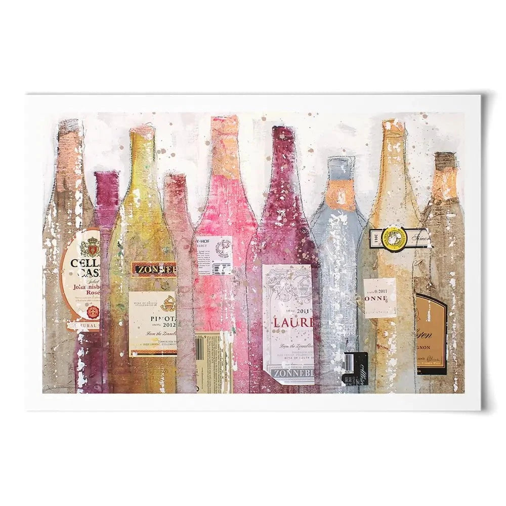 Rosé Art Print Rosé Art Print wall art product Studio Paint-Ing