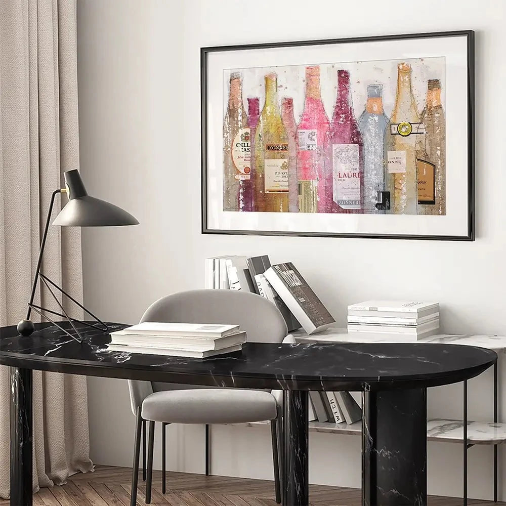 Rosé Framed Art Print Rosé Framed Art Print wall art product Studio Paint-Ing